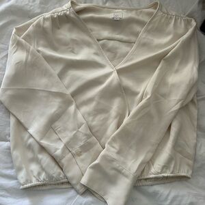 a new day Cream Blouse